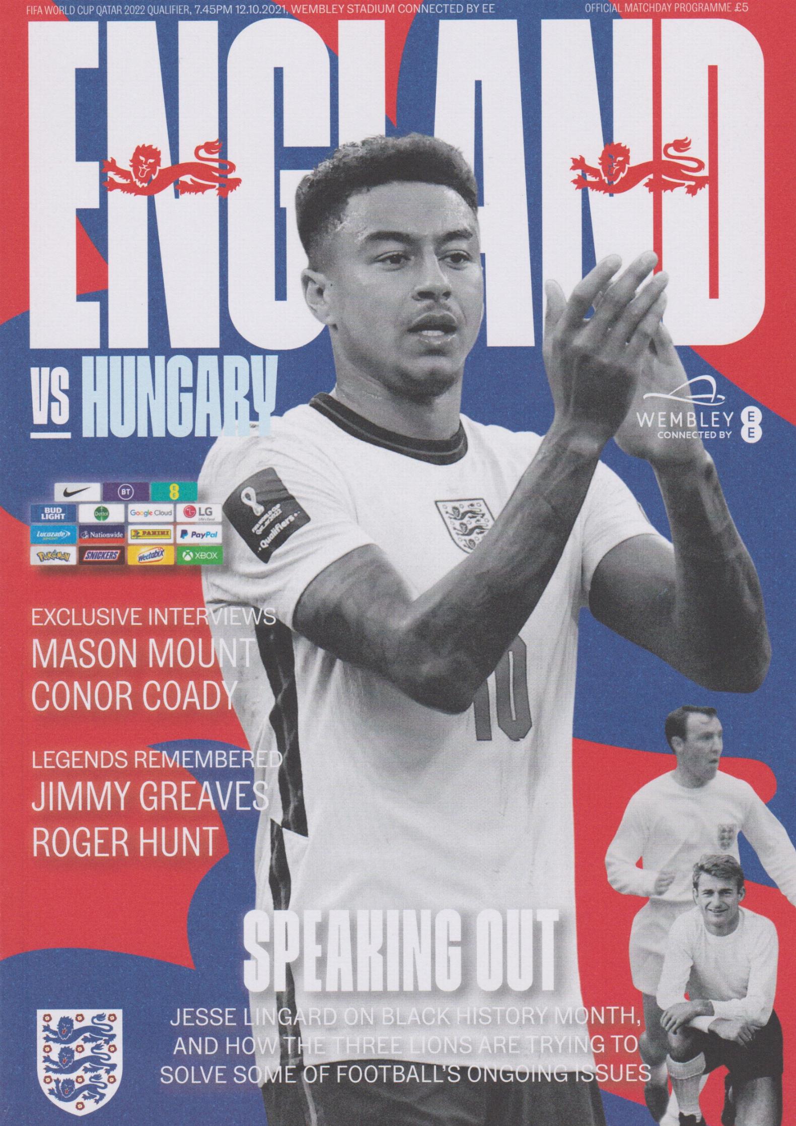 2021 - ENGLAND v HUNGARY